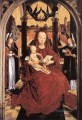 Virgin and Child Enthroned with two Musical Angels Netherlandish Hans Memling
